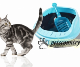 Туалетный лоток для кошек, р-р: 50х35 см