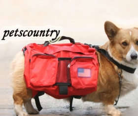 Сумка- рюкзак на спину собаки для охоты и походов